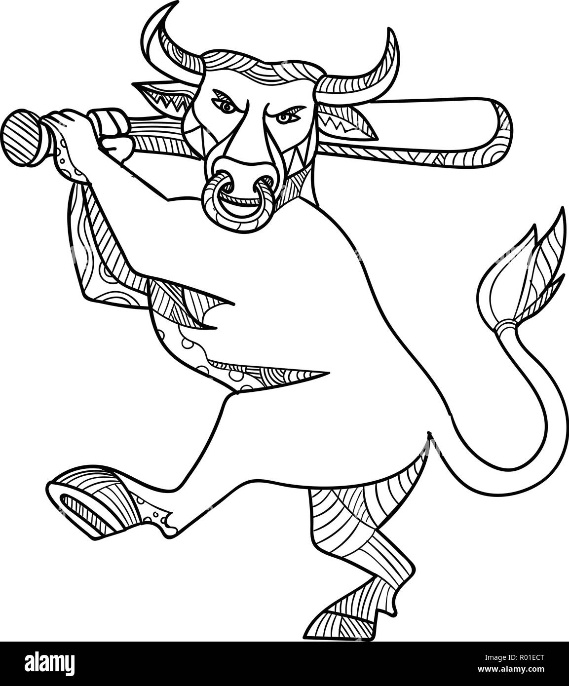 Texas longhorn cut out stock images pictures