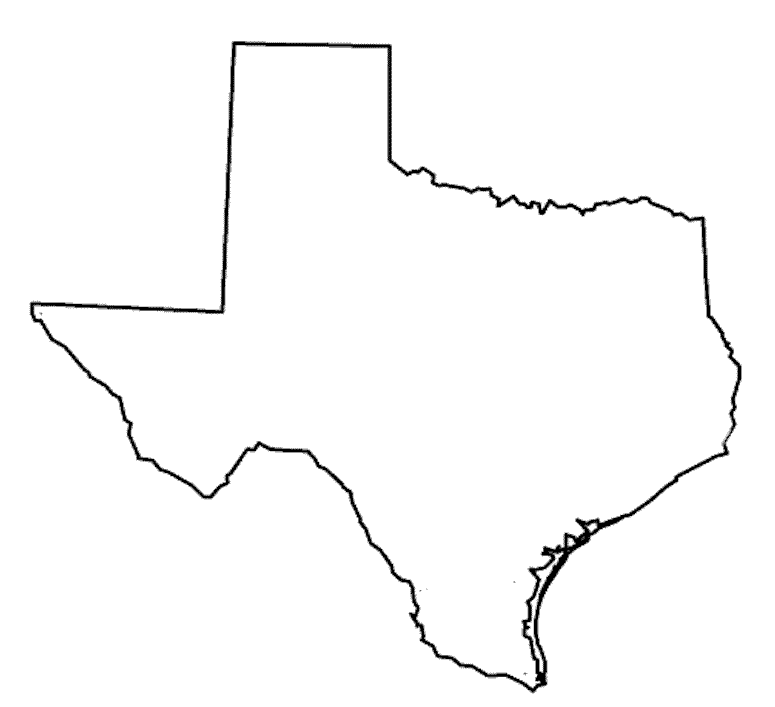 Free texas map coloring page download free texas map coloring page png images free cliparts on clipart library