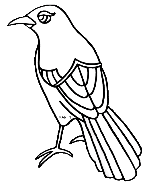 United clip art by phillip martin texas state bird