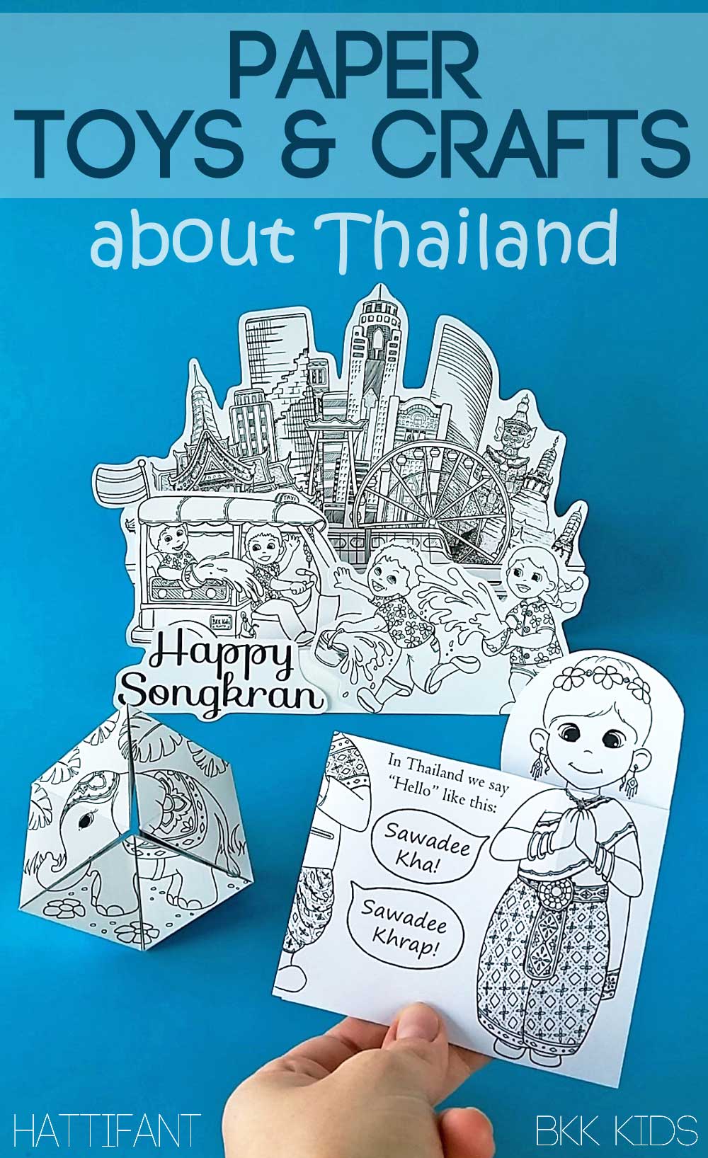 S thailand paper crafts and toys