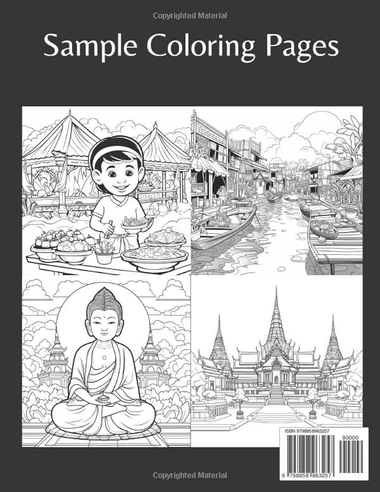 Thailand loring book disvering thailand illustrations izzy books