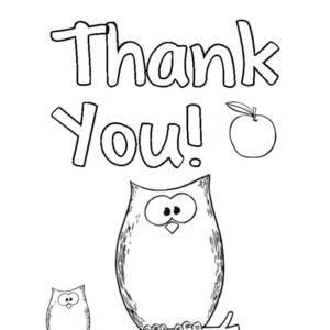 Thank you coloring pages printable for free download