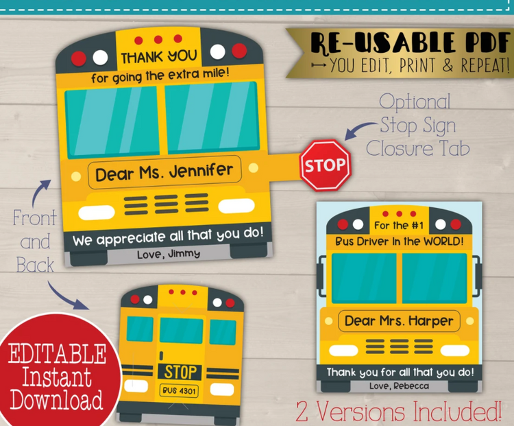 Best gifts for bus drivers who keep your child safe everyday â loveable