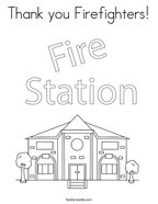 Fire stations coloring pages