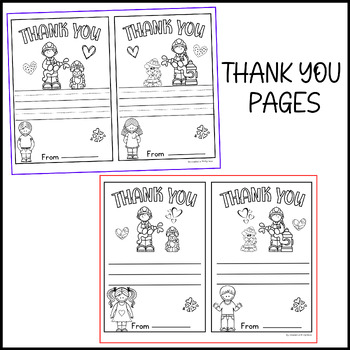 Fire safety firefighters coloring pages appreciation cards munity helpers