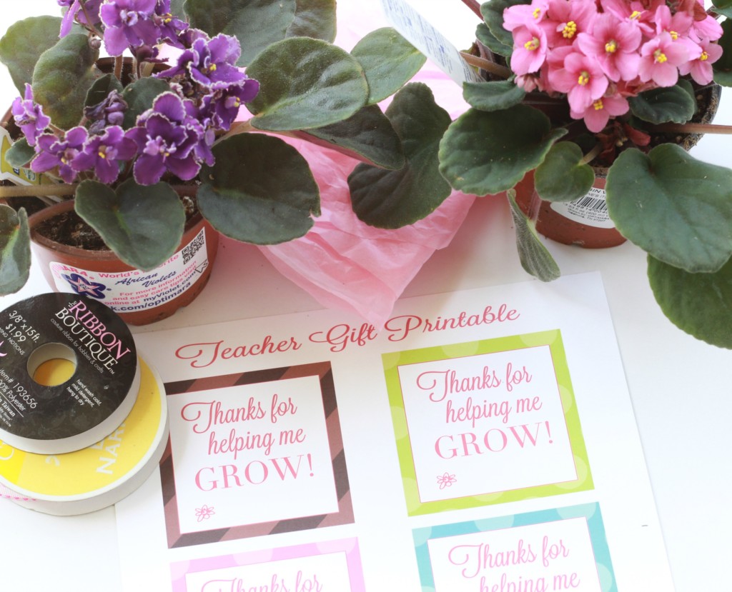 Thank you for helping me grow free printable tags