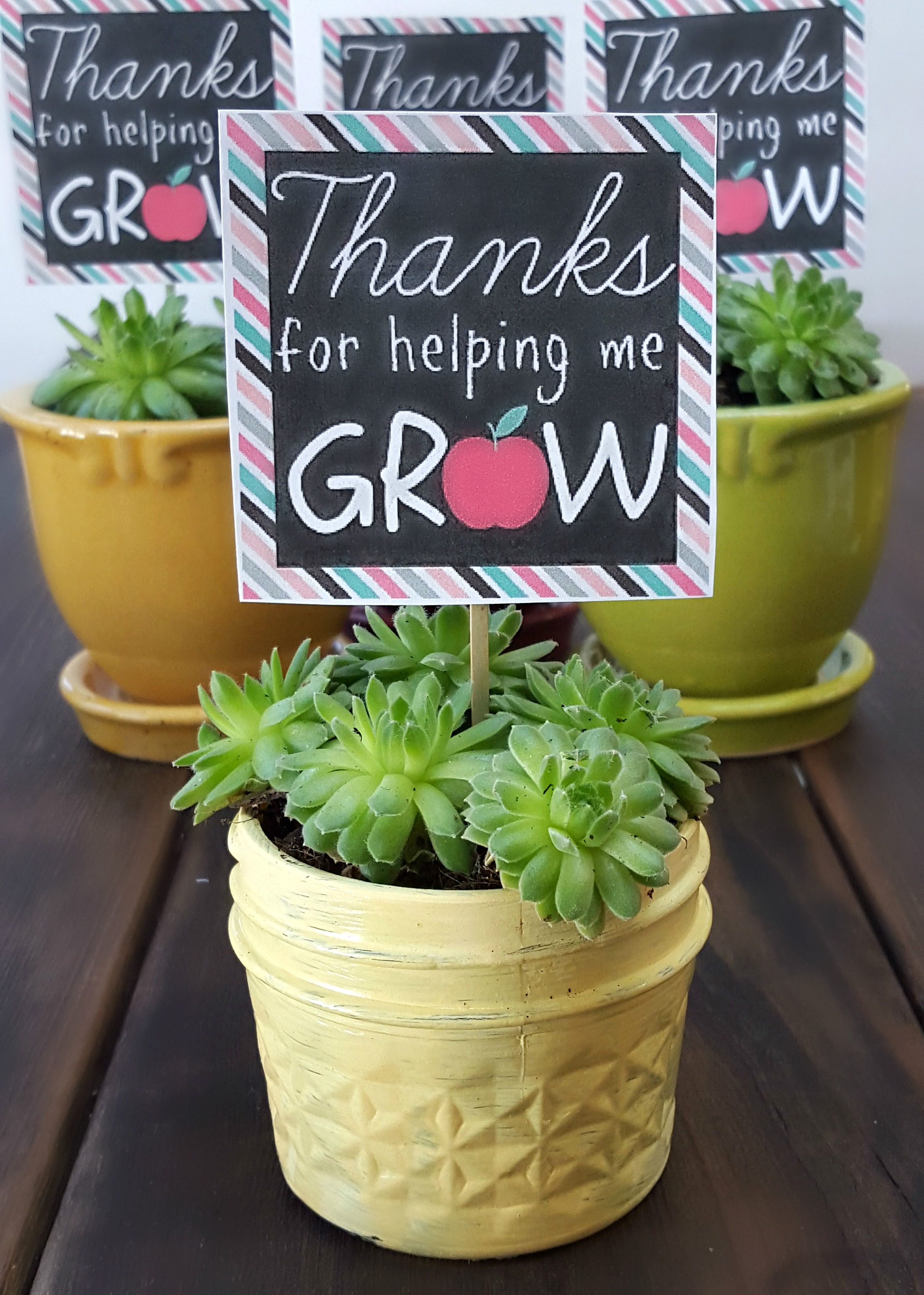 Teacher appreciation thanks for helping me grow printable