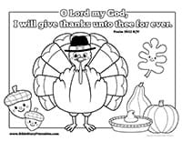 Thanksgiving bible coloring pages