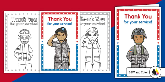Free thank you for your service veterans day cards