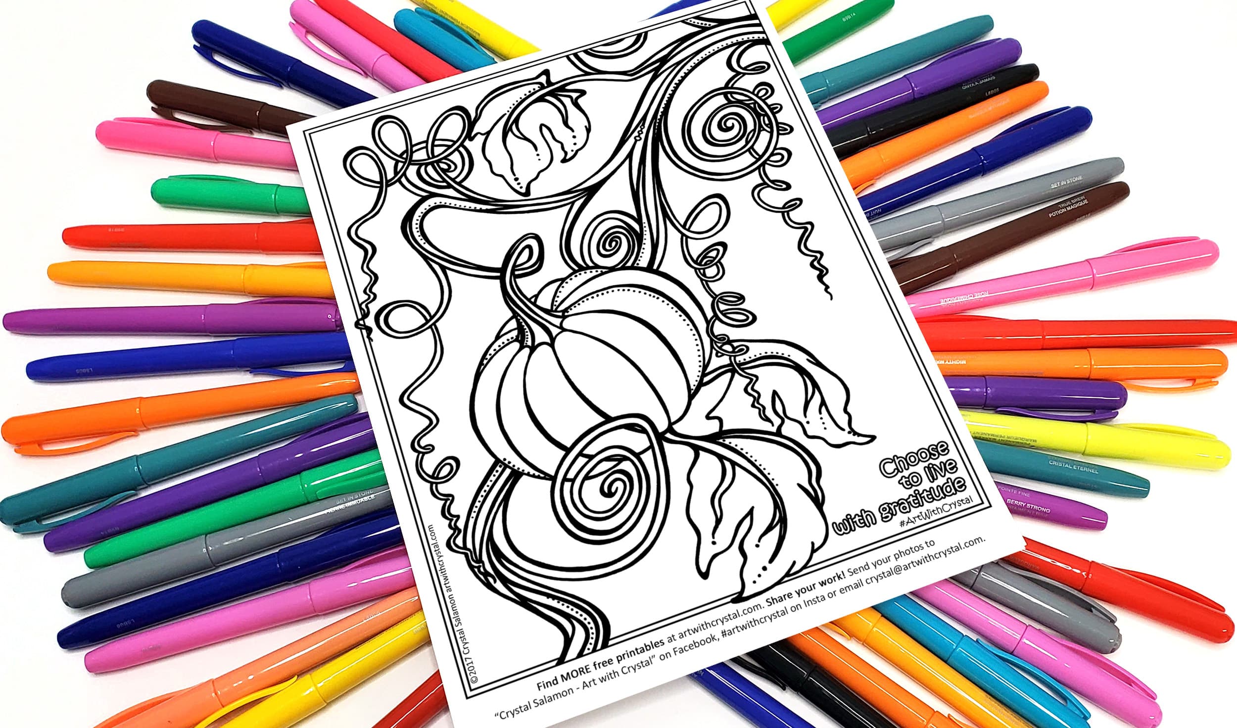 Free thanksgiving colouring page for grown