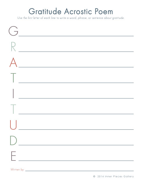 Gratitude