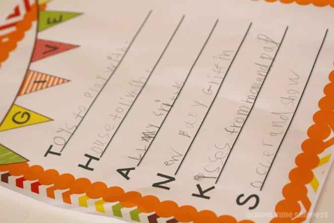 Give thanks a thanksgiving acrostic poem school time snippets