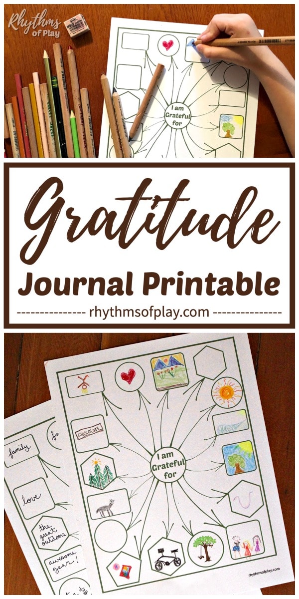 Printable i am grateful gratitude journal coloring page