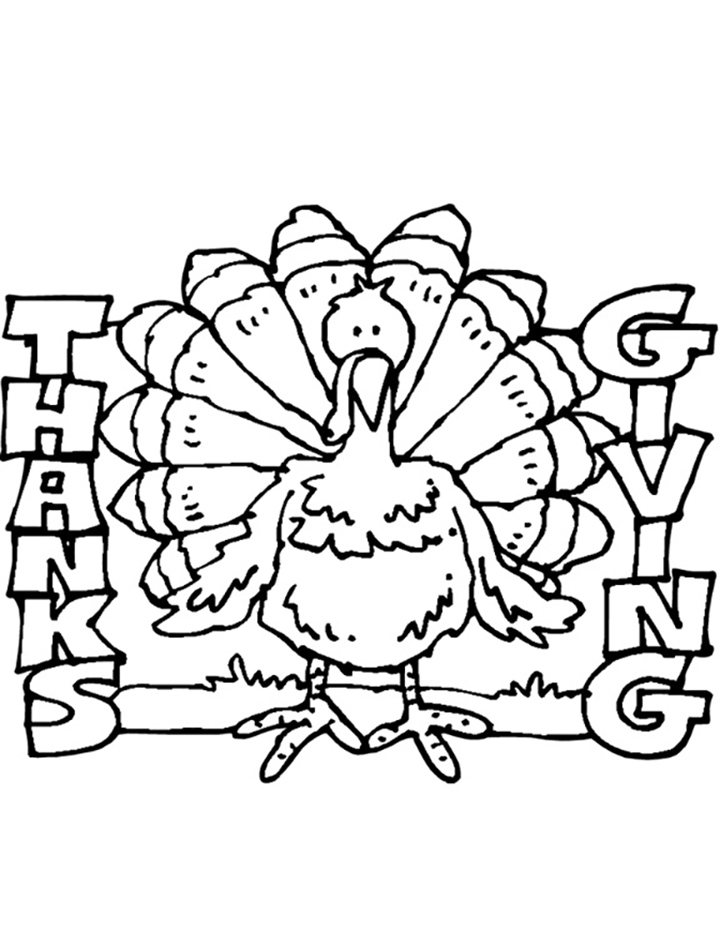 Free printable thanksgiving coloring pages for kids
