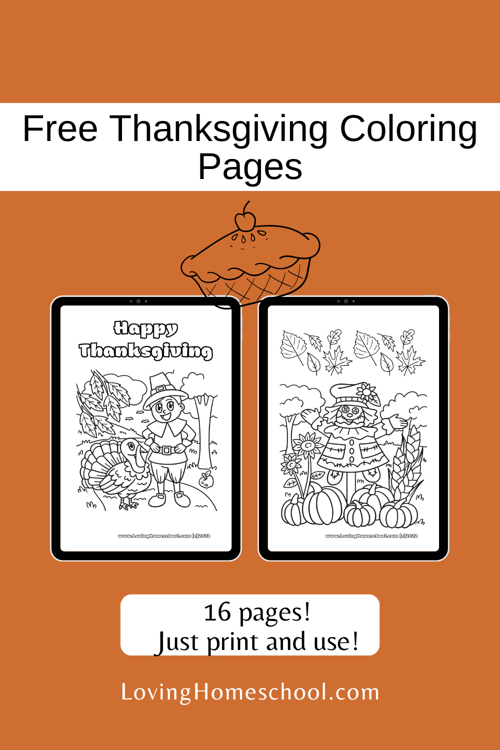 Thanksgiving coloring pages