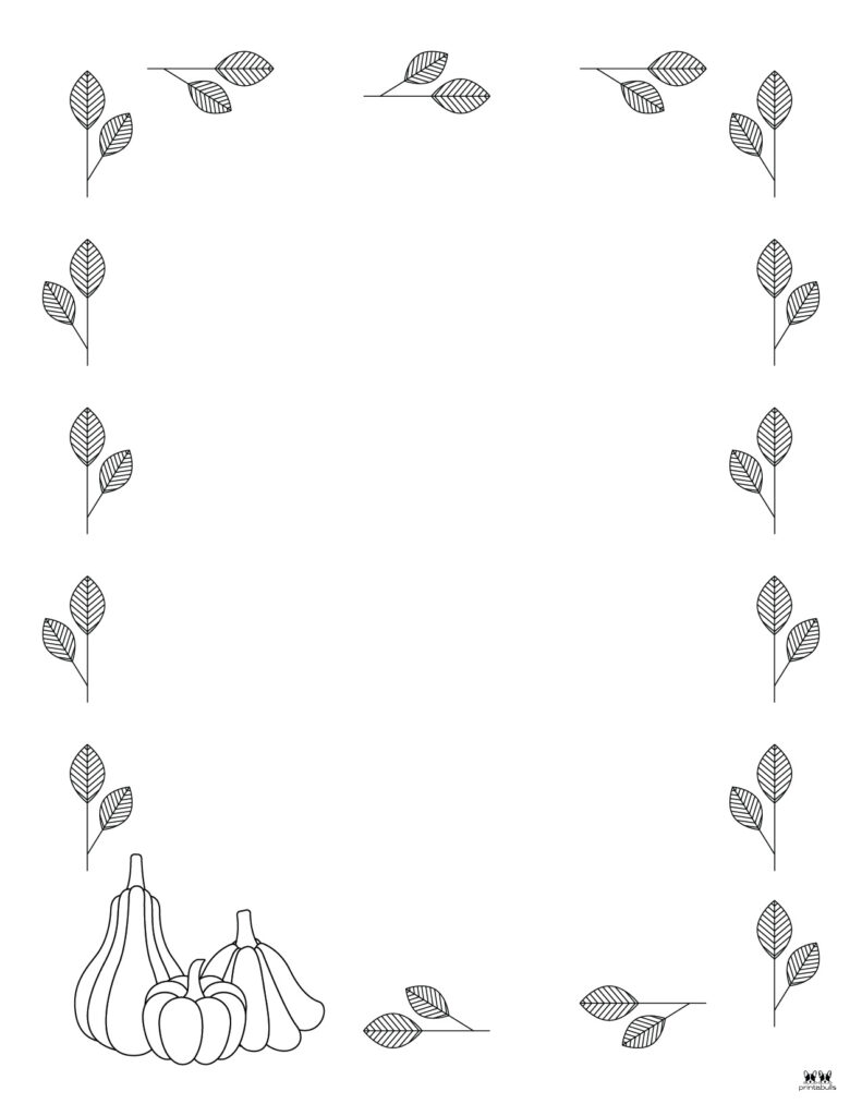 Thanksgiving borders frames