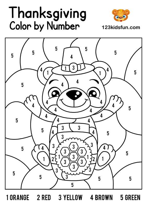 Free thanksgiving printables kids fun apps