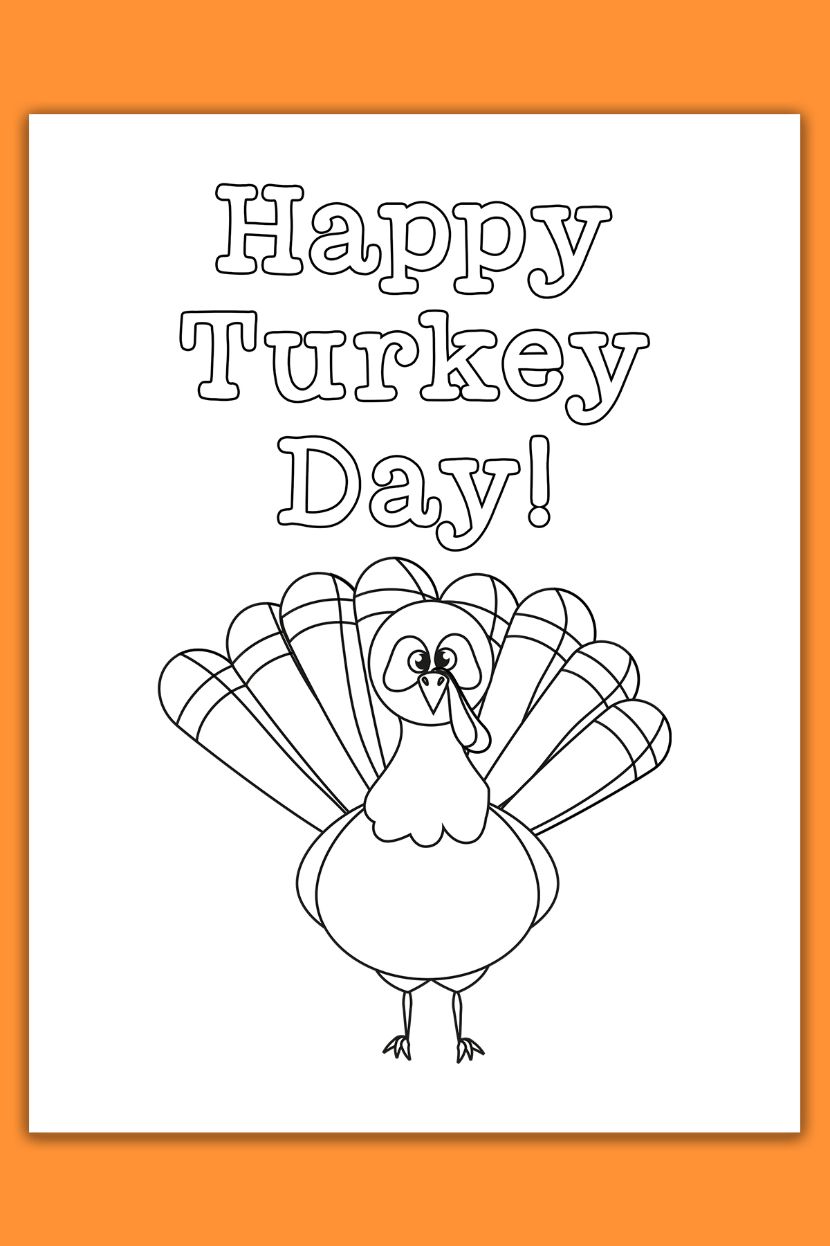 Thanksgiving cards loring pages