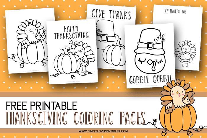 Free printable thanksgiving coloring pages