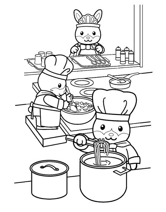 Thanksgiving dinner coloring pages by coloringpageswk on