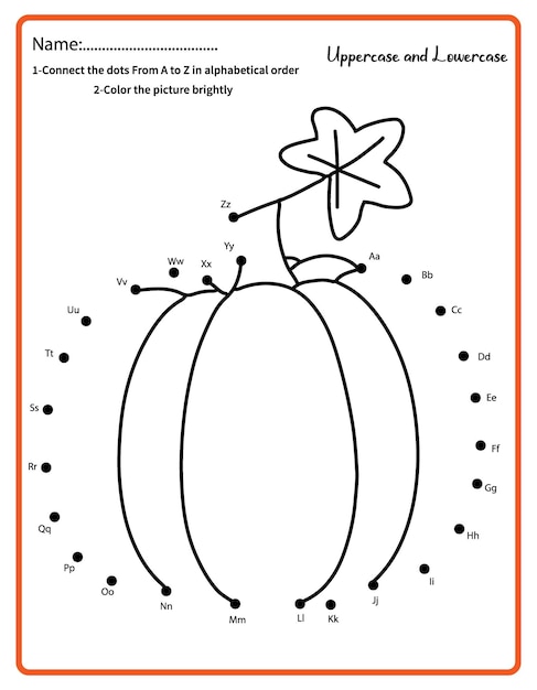 Premium vector thanksgiving connect the dots game for childrenautumn holiday printable worksheet