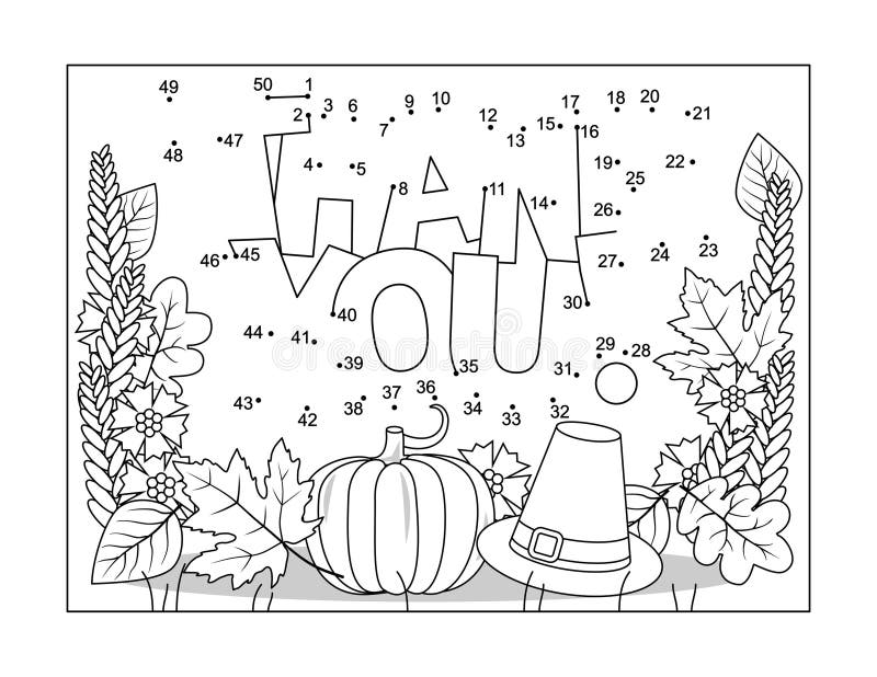 Thanksgiving connect dots stock illustrations â thanksgiving connect dots stock illustrations vectors clipart