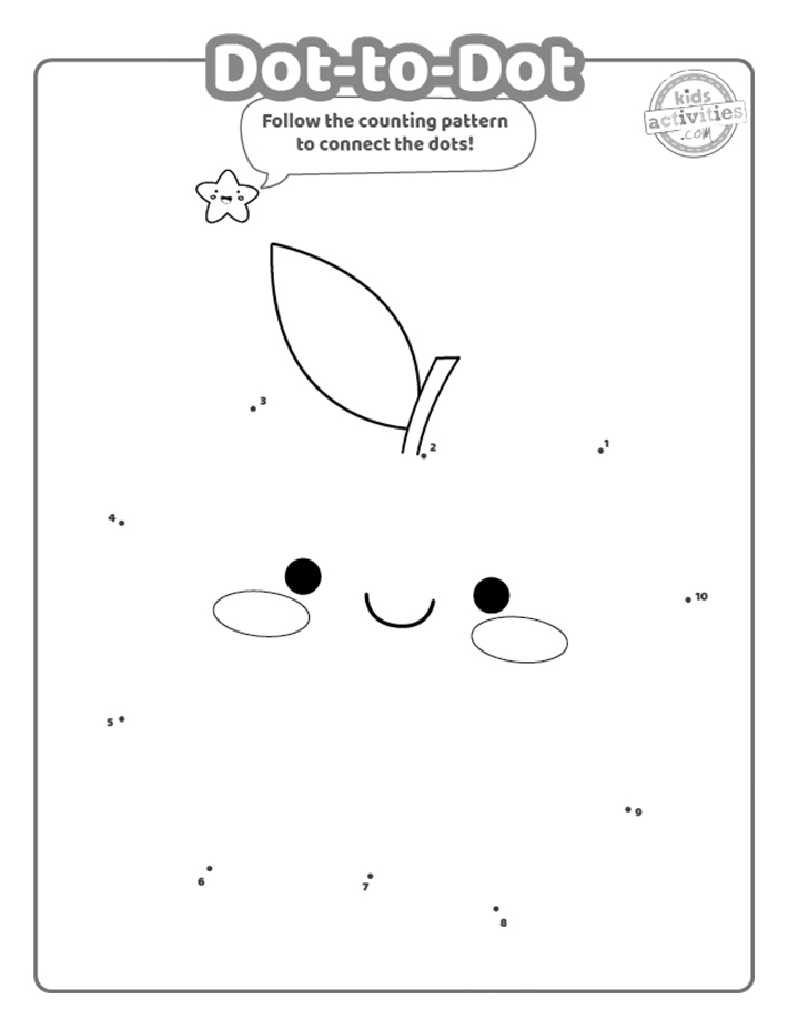 Preschool dot to dot printables coloring pages kids activities blog