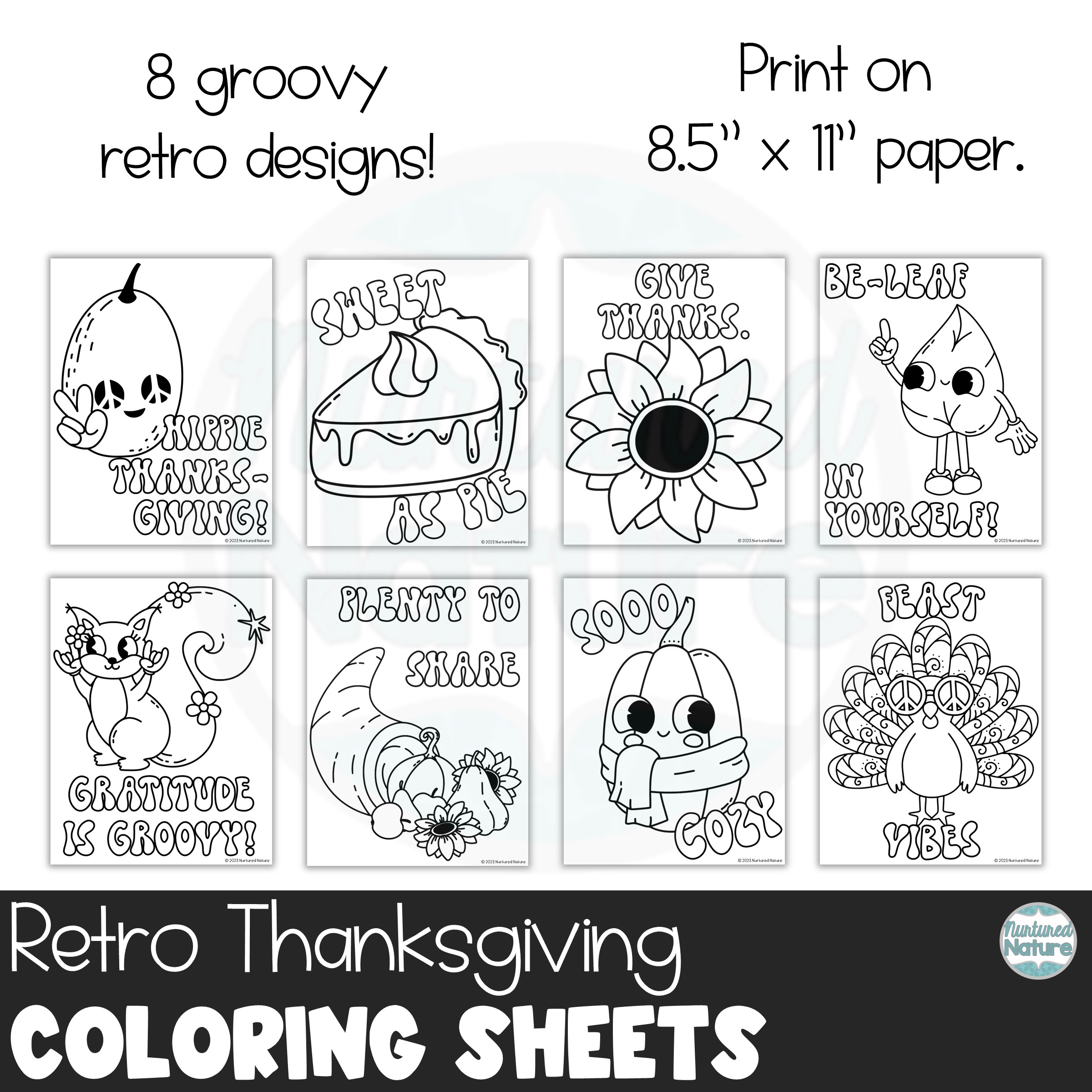 Thanksgiving coloring pages