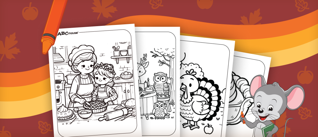 Cute thanksgiving coloring pages for kids