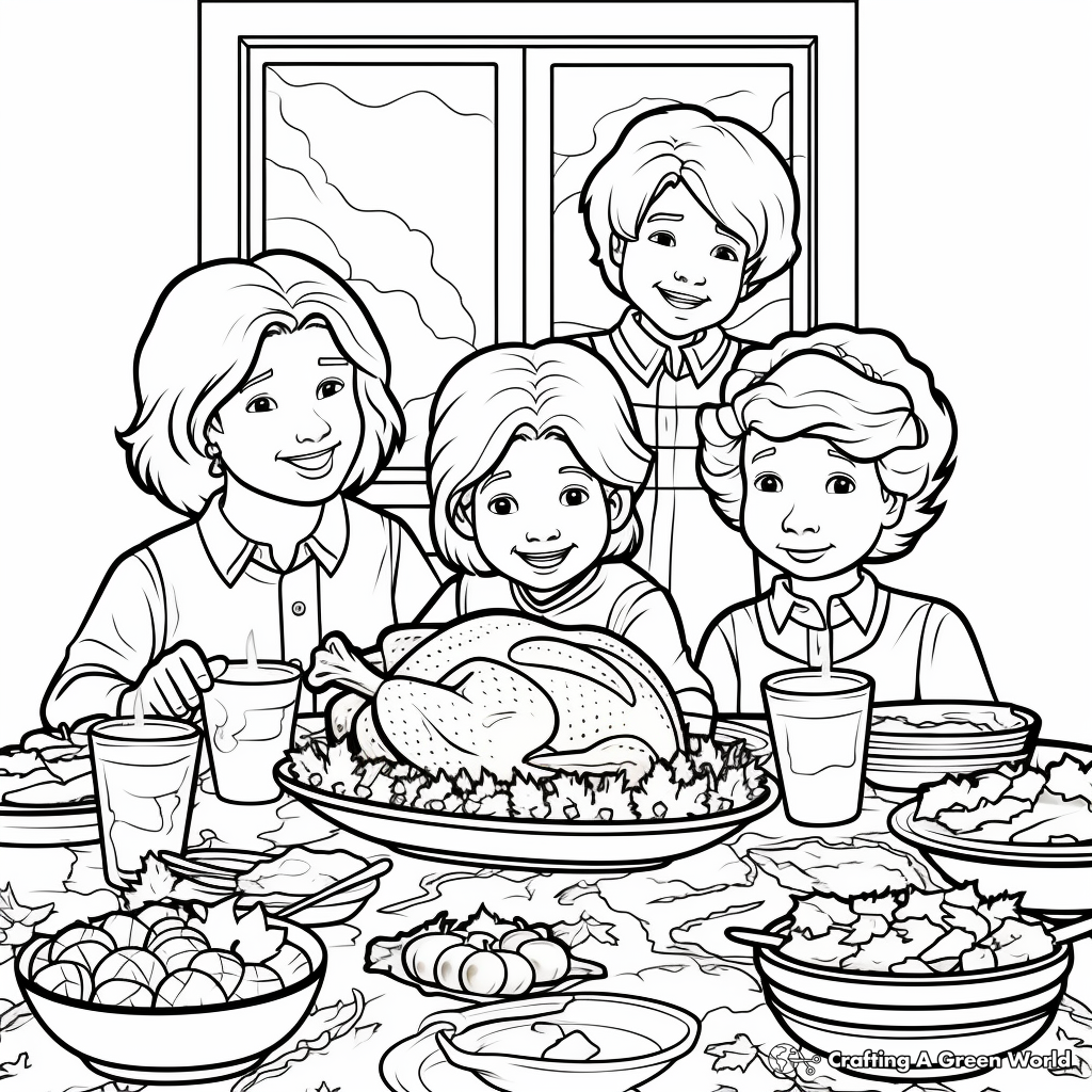 Thanksgiving coloring pages