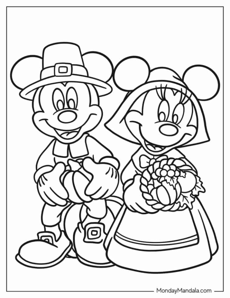 Thanksgiving coloring pages free pdf printables