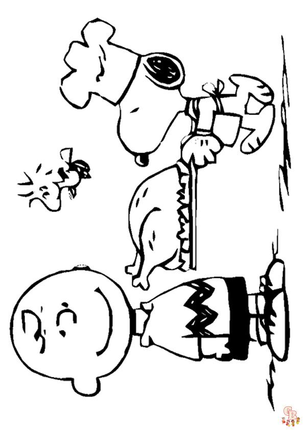 Get into the thanksgiving spirit with disney coloring pages
