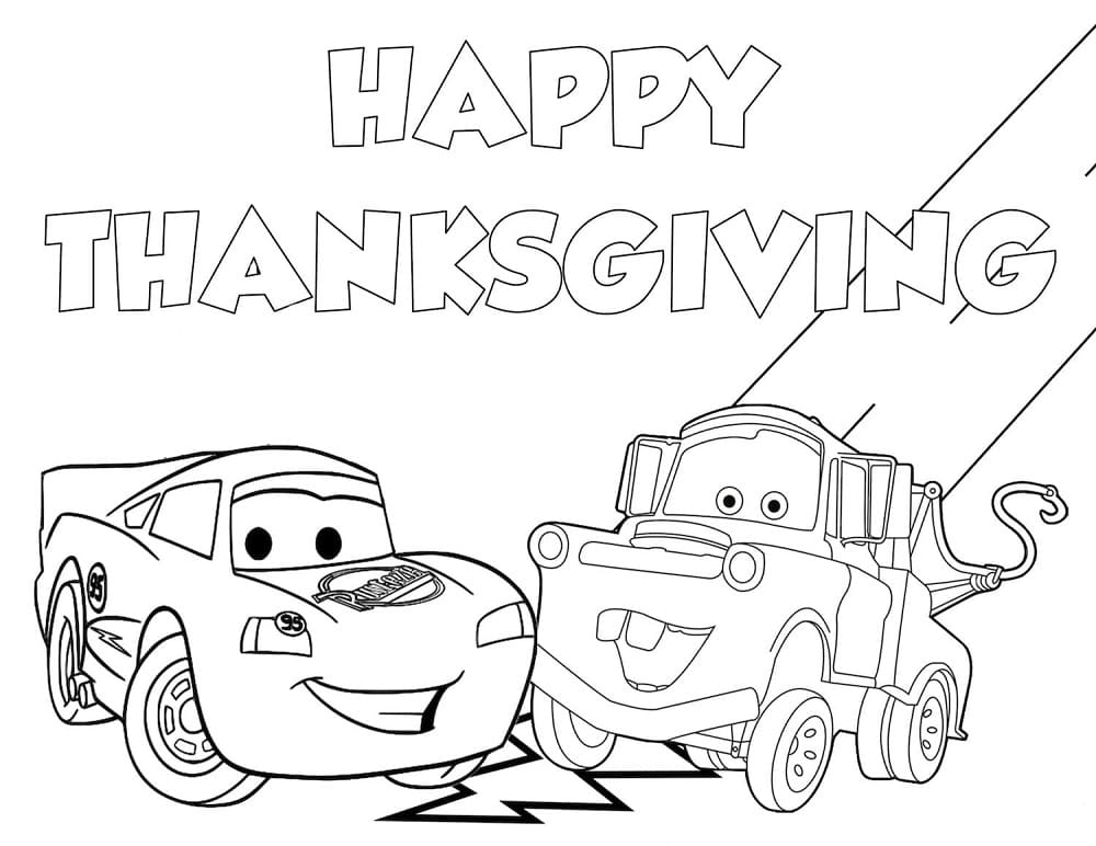 Happy thanksgiving coloring pages