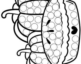 Thanksgiving dot marker coloring pages thanksgiving pdf thanksgiving printables thanksgiving dot coloring thanksgiving do a dot painting