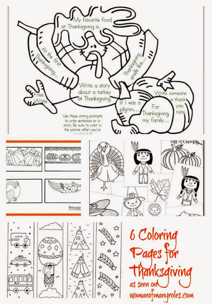 Thanksgiving coloring pages