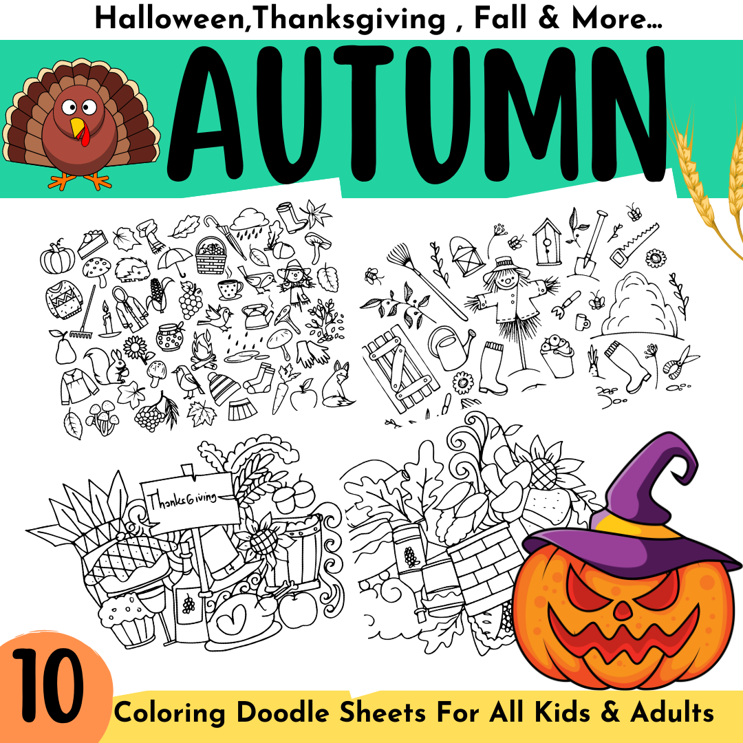 Fall and thanksgiving coloring pages fall art activities autumn coloring pages made by teachers