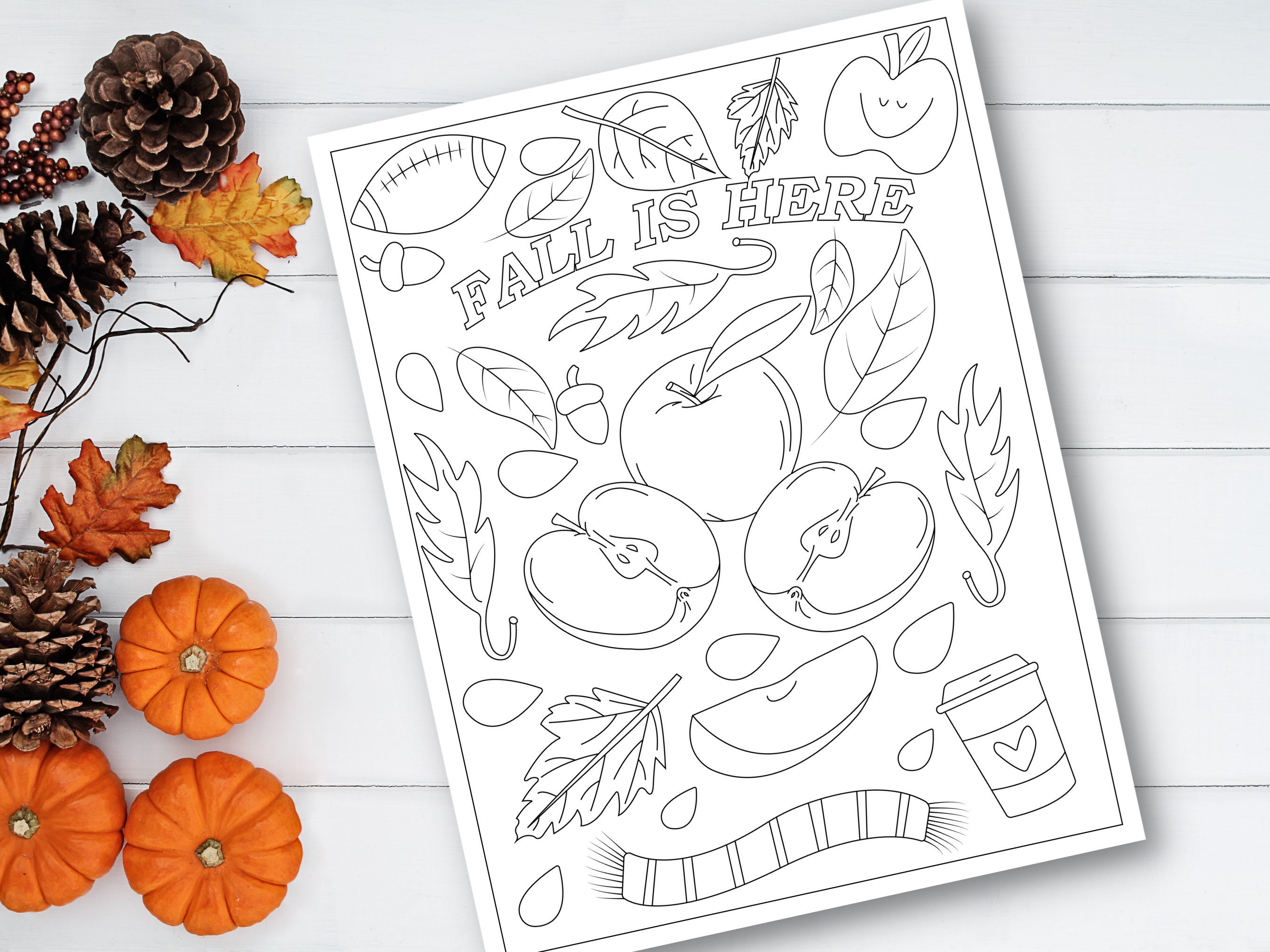 Fall thanksgiving coloring pages with positive messages