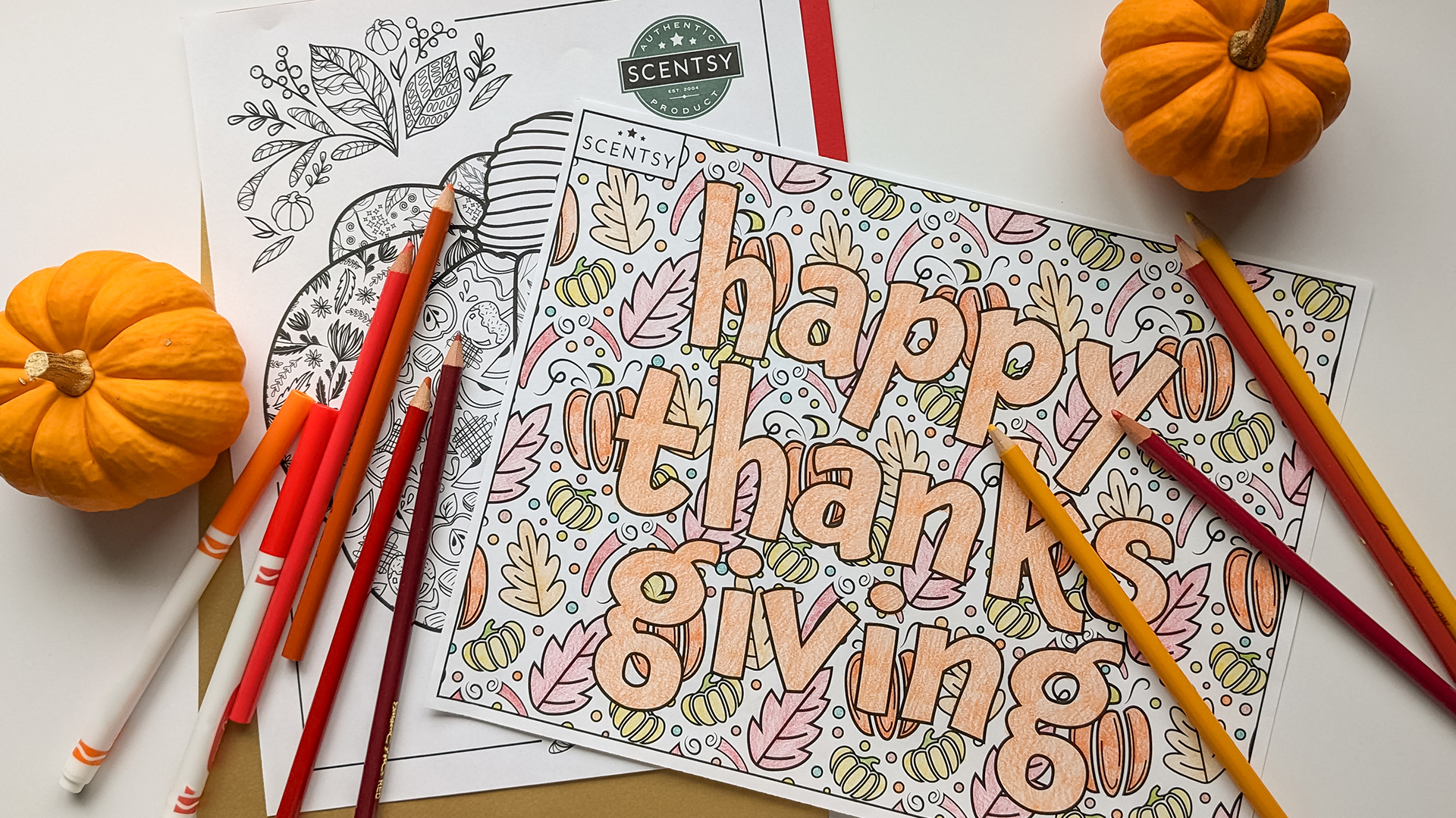 Fill your fall with scentsys coloring pages for kids and adults scentsy blog