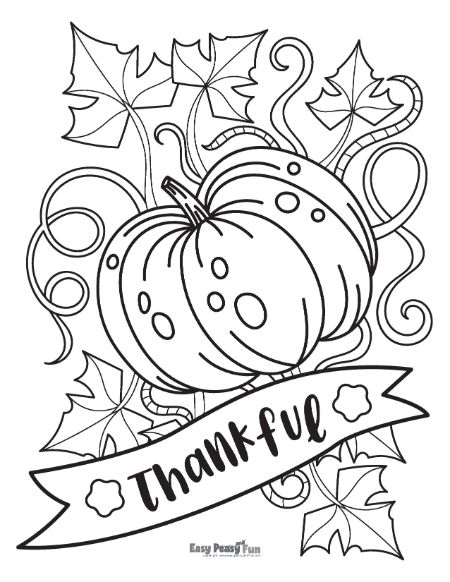 Printable thanksgiving coloring pages many free printables
