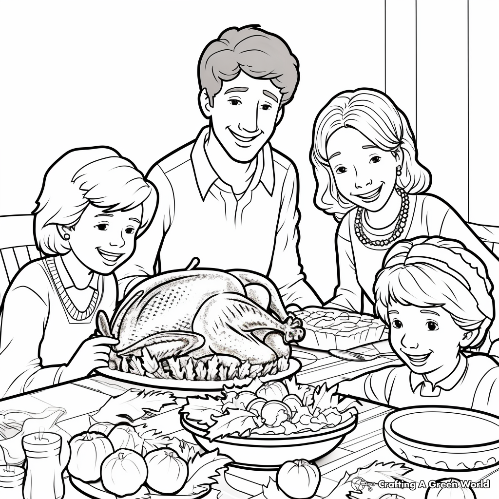 Thanksgiving for middle school coloring pages