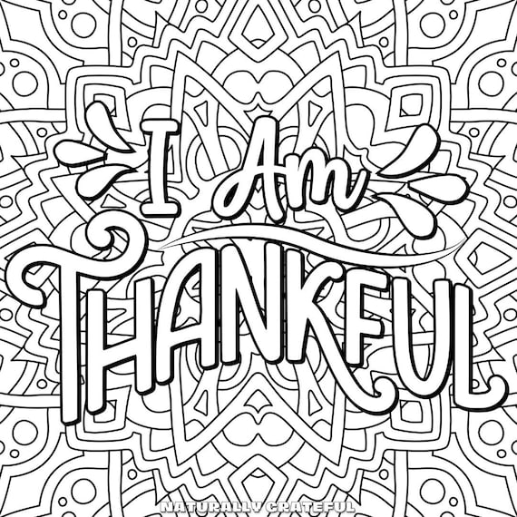Mandala meditation coloring pages gratitude kindness download and print adult coloring book