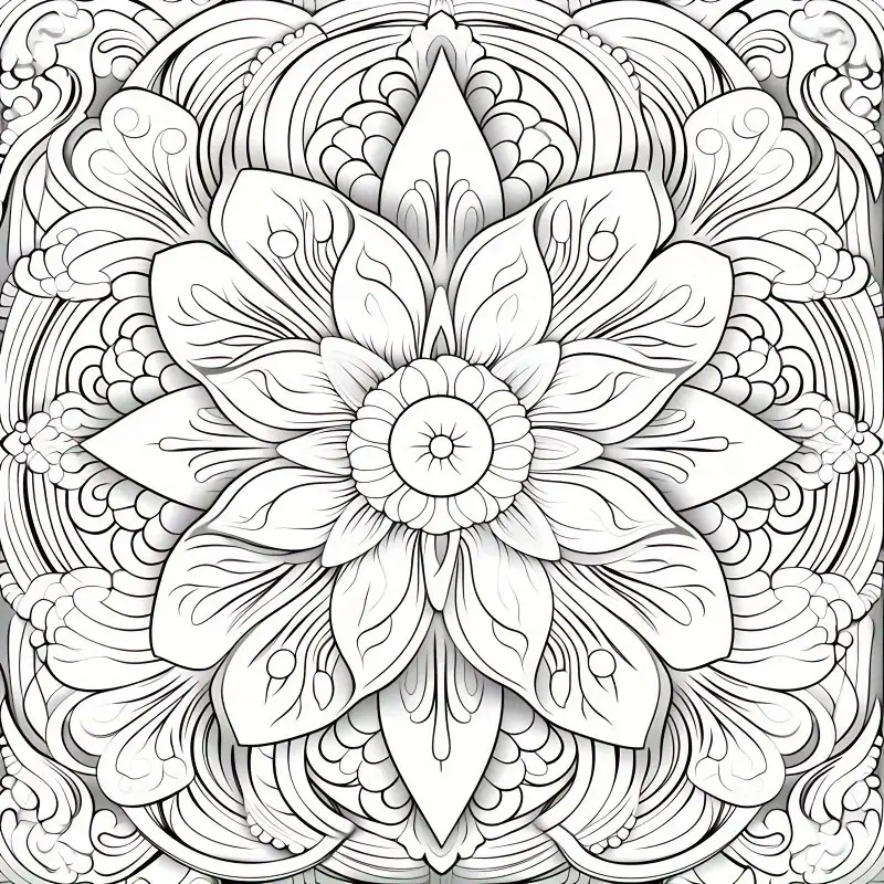Original upgraded version pages thicker paper mandala