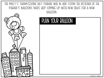 Build a thanksgiving parade balloon by createdbymarloj tpt