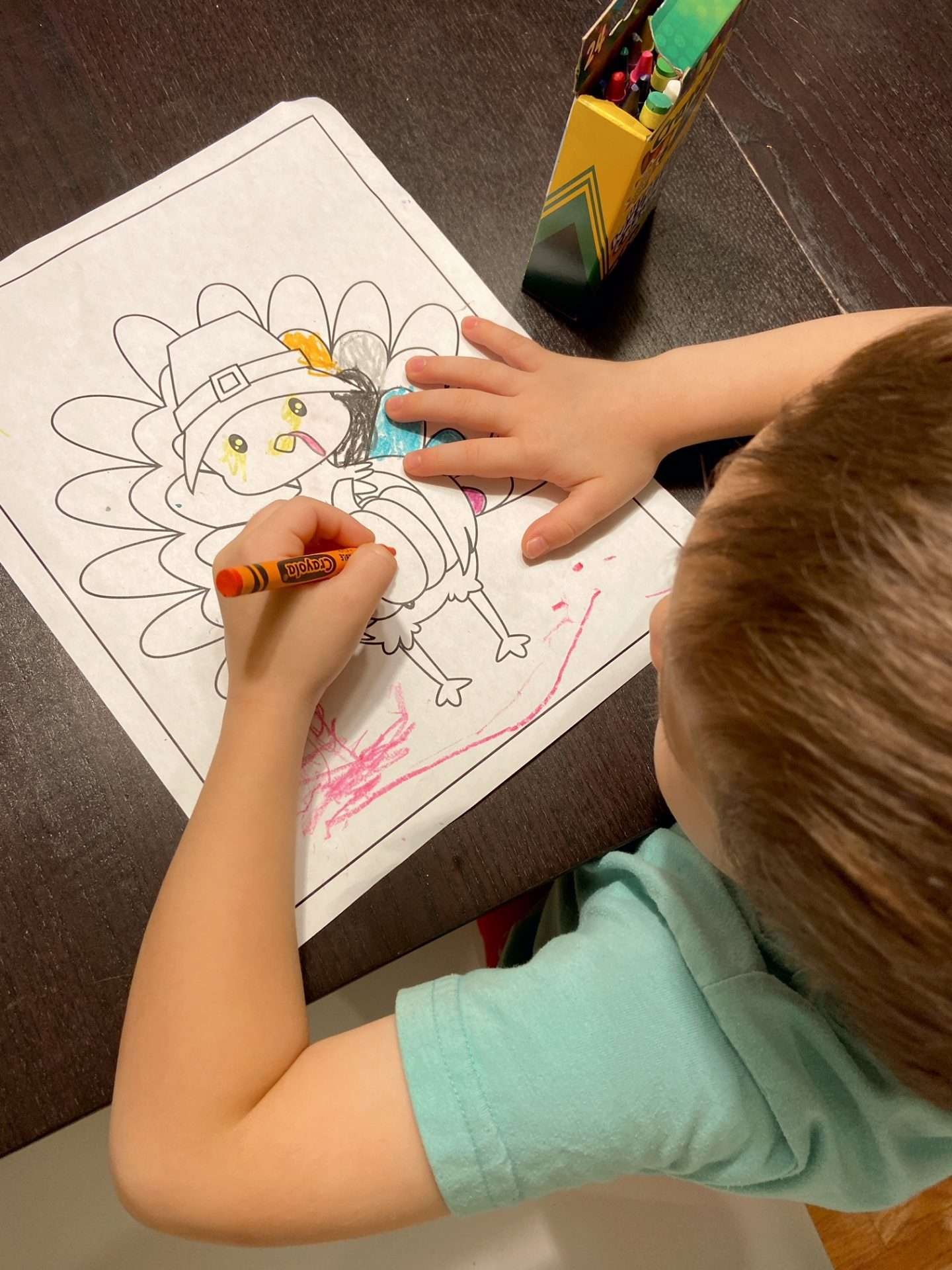 Thanksgiving coloring pages for kids