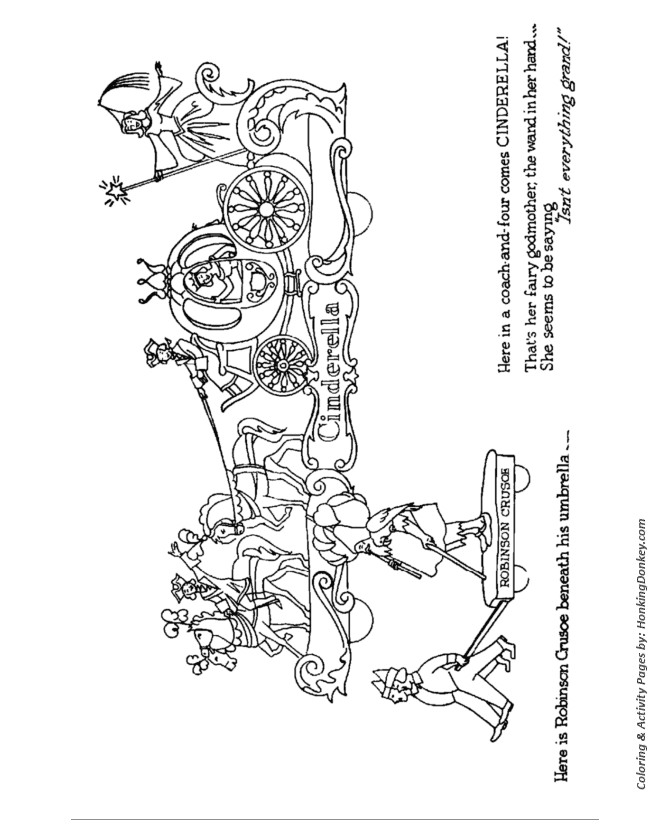 Christmas parade coloring pages