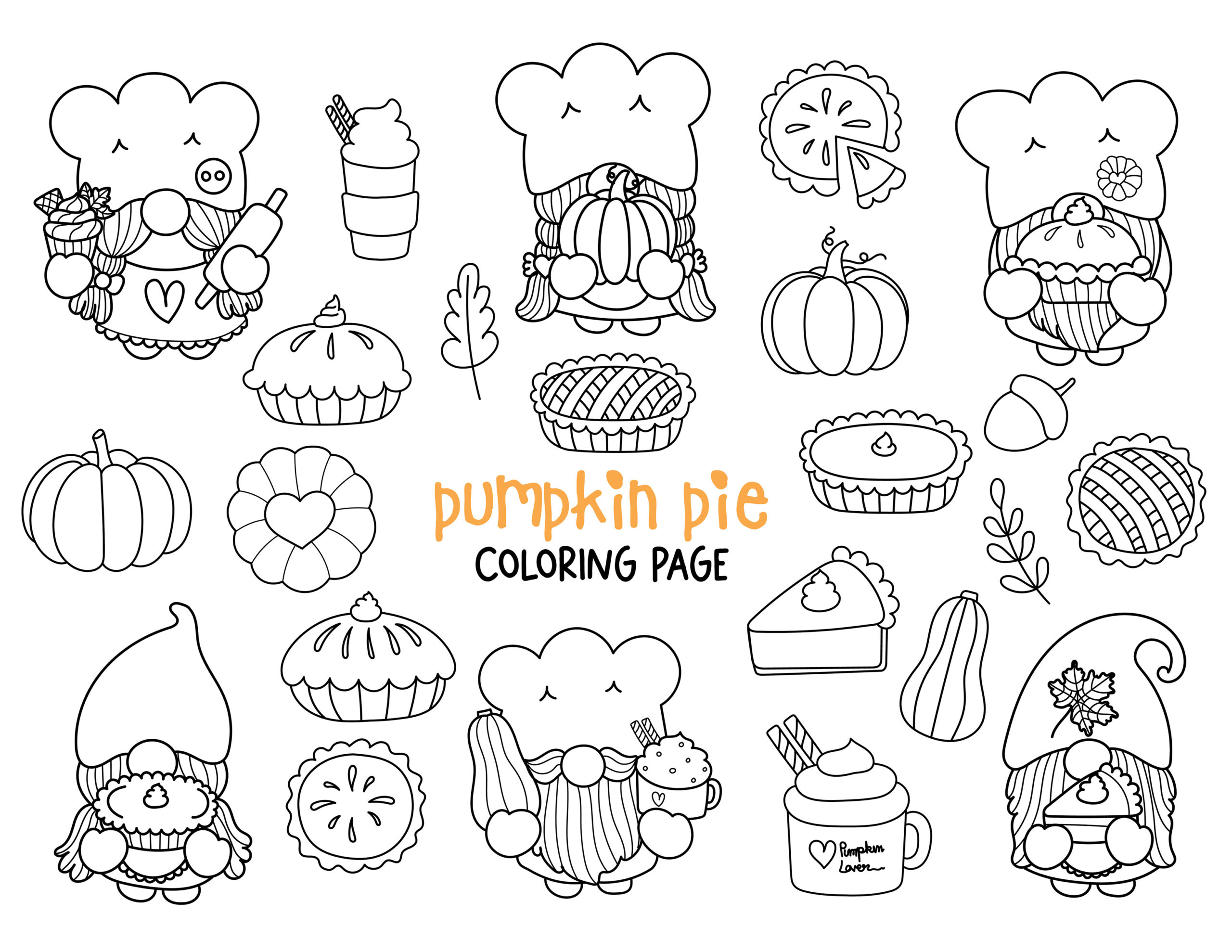 Free printable thanksgiving coloring pages for kids