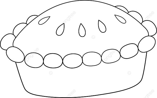 Thanksgiving pie feast isolated coloring page outline dish coloring page vector ring drawing thanksgiving drawing pie drawing png and vector with transparent background for free download