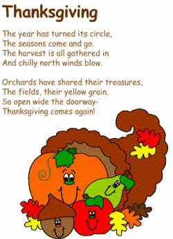 Thanksgiving poem