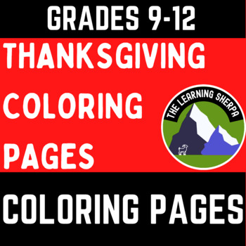 High school thanksgiving coloring pages three holiday coloring pages made by teachers