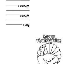 Thanksgiving invitations
